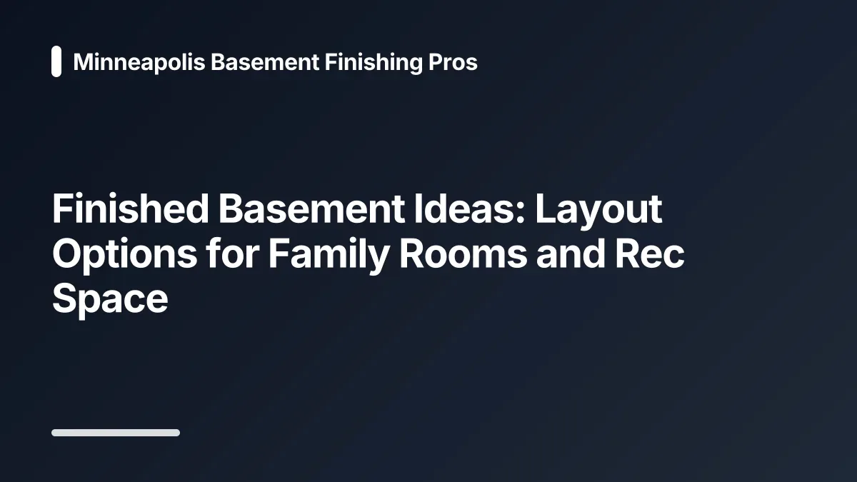 basement layout ideas