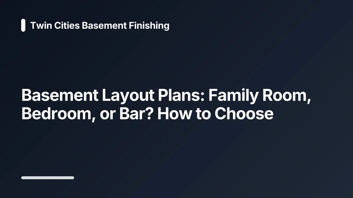 basement layout plans