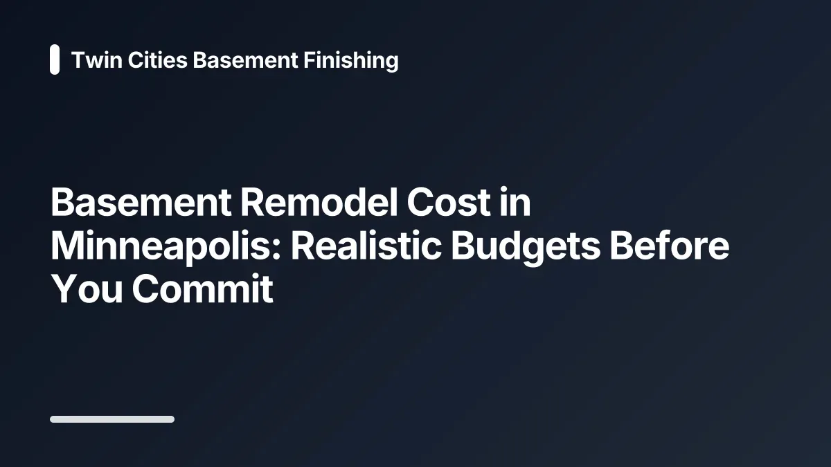 basement remodel cost